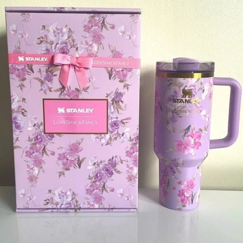 Stanley X Love Shack Fancy Quencher Happy Thoughts H2.0 Tumbler 40 oz